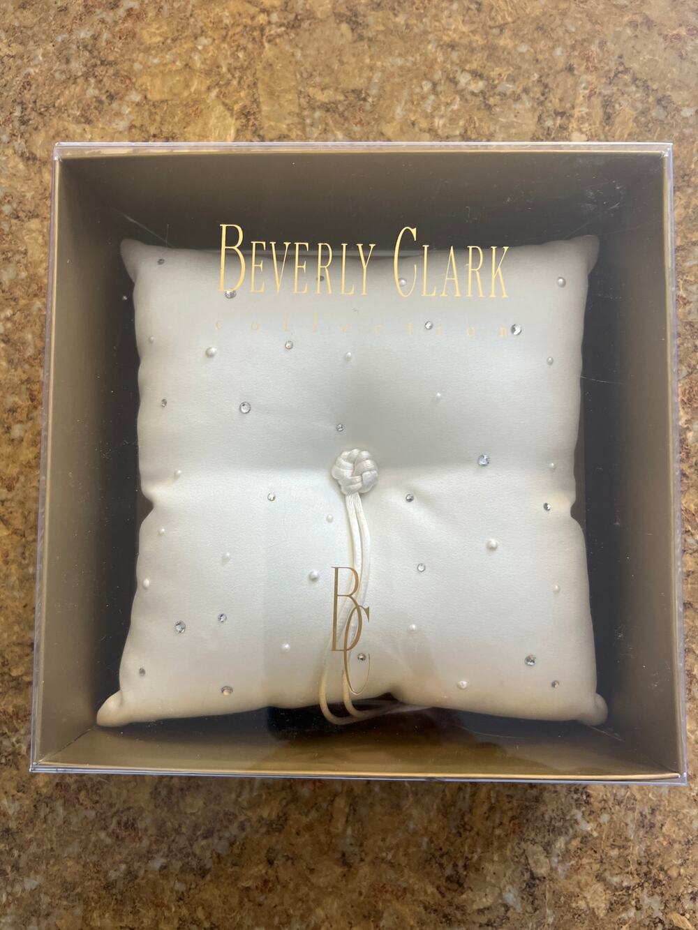 Wedding Ring Pillow 62BI Celebrity Pillow Ivory